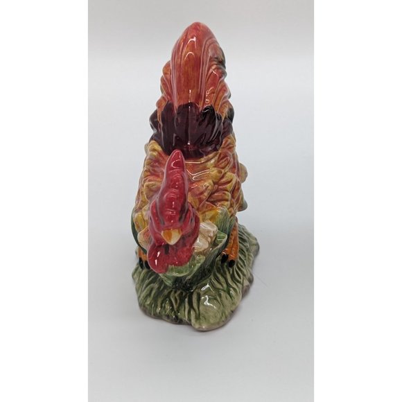 Rooster salt and pepper shakers set of spicy ceramic cluckers - Picture 6 of 16